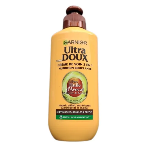 Garnier Ultra Doux mit Avocadoöl und Sheabutter – Pflegecreme ohne Ausspülen, ge