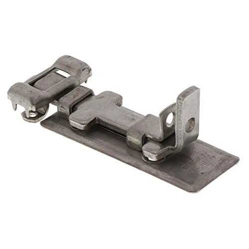 Burg-Wächter Sicherheits-Vorrichtung für Vorhängeschloss, Für flächenbündige Türen, Panzer-Riegel Edelstahl R 60 Ni SB