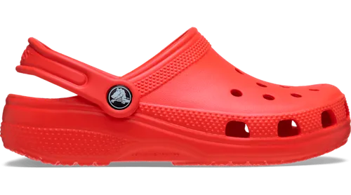 Crocs Kid's Classic Clog - Rote Sandalen für Kinder US C11 | EU 28-29 - Bequeme und praktische Sandalen für Kinder, ideal für Freizeitaktivitäten. Leicht, langlebig und perfekt für den Alltag. Jetzt im Bergfreunde.de Online-Shop entdecken!