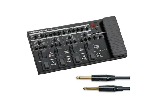 Boss ME-90 Multi-Effektgerät für E-Gitarre - E-Gitarre Multi-Effektgerät mit 60 Effekten und 11 Verstärkermodellen für professionelle Sounds. Intuitive Bedienung und USB-C Anschluss für kreative Flexibilität.