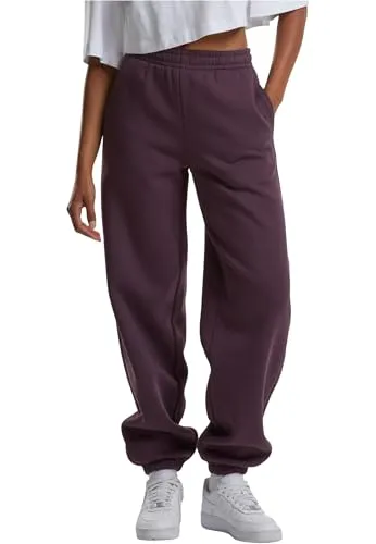 Urban Classics Ladies Fluffy Sweatpants plumpurple, XS von Urban Classics