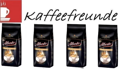 x1 Kg Alberto Café Crèma Kaffee Bohnen 100% Arabica 4