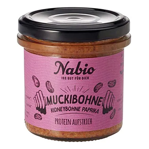 Nabio Bio Brotaufstrich Kidneybohne & Paprika, 140 g von NABIO