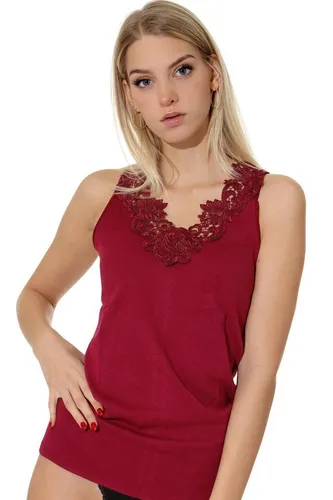 Cotton Prime® Unterhemd mit Spitze in angenehmer Baumwollqualität