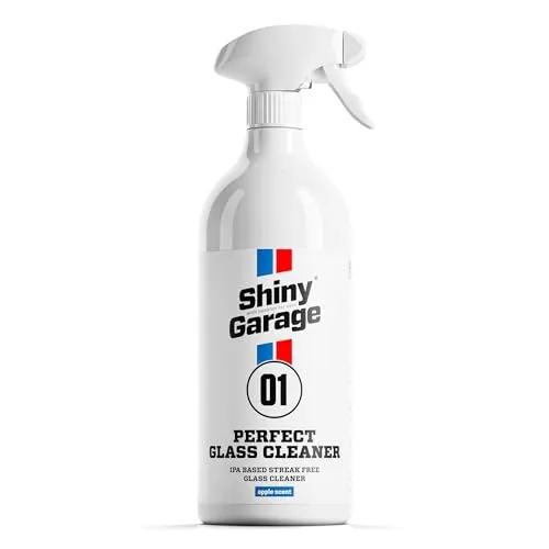 SHINY GARAGE Perfect Glass Cleaner 1 L | Glasreiniger für innen und außen Klare Sicht ohne Schlieren Ammoniakfrei Mit Isopropylalkohol Langsame Verdunstung