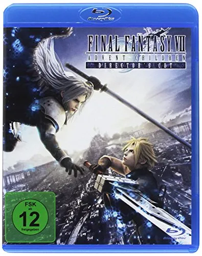 Final Fantasy VII: Advent Children (Director's Cut) (Blu-ray) - Episches Fantasy-Action-Abenteuer, Freigegeben ab 12 Jahren, mit beeindruckender Animation und fesselnder Story.
