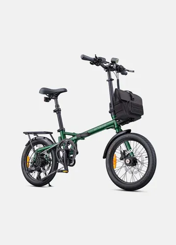 ENGWE Zip 250 W Leichtes E-Bike, max. Traglast 120 kg, Drehmomentsensor, klappbar, grün
