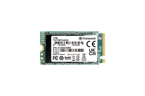Transcend MTE400S 1 TB SSD - Internes M.2 2242 NVMe Laufwerk mit PCIe 3.0 x4, bietet blitzschnelle Datenübertragungen und verbessert die Systemleistung erheblich.