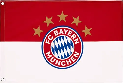FC Bayern Fahne Hissflagge Originalware 60 x 90 cm Motiv Logo mit 2 Ösen