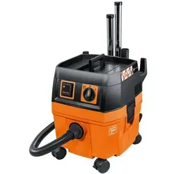 FEIN Dustex 25 L Set Nass-/Trockensauger - Kompakter Nass-/Trockensauger mit 70 l/s Volumenstrom und 253 mbar Unterdruck, ideal für Werkstatt- und Montageeinsatz. Leise mit nur 67 dB (A) und umfangreichem Zubehör-Set für vielseitige Anwendungen.