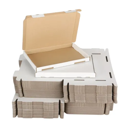 St. Großbriefkarton 230 x 160 x 20 mm DIN A5 weiß Warensendung Faltkarton 100