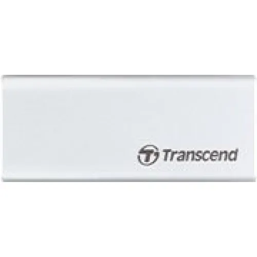 Transcend ESD260C 250GB Externe SSD USB-C, USB-A Silber - Externe Festplatte mit 250GB, robustem Metallgehäuse und blitzschnellen Übertragungsraten von bis zu 520 MB/s für effizientes Arbeiten unterwegs.