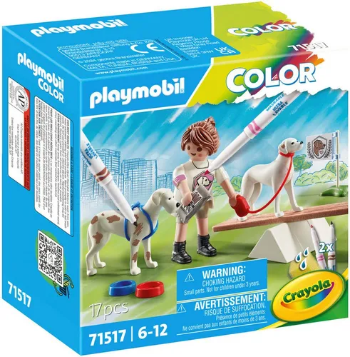 PLAYMOBIL Hundetraining - Hochwertiges Spielset für kreatives Spielen, ideal als Geschenk und fördert die Fantasie