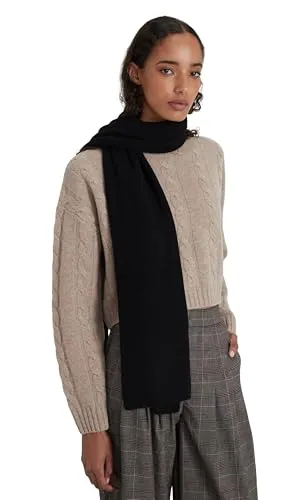 Style & Republic Kaschmir Schal Damen aus 100% Cashmere - dein kuscheliger Premium Schal für stilvolle Herbst- & Winter-Momente - Schwarz