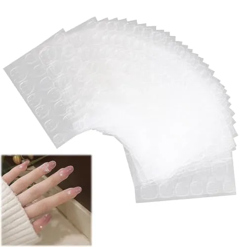 PCS Klebepads Nägel, Nagelkleber Pads, Press on Nails Klebepads, Jelly Gel Tape Adhesive Tabs, Kunstnägel Aufkleber, Für Nail Glue Von Maniküre Dekoration 360