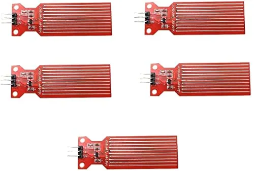 Fasizi 5 x Wasserstandssensor – Sensor – Rot – Alarm – Wandhalterung