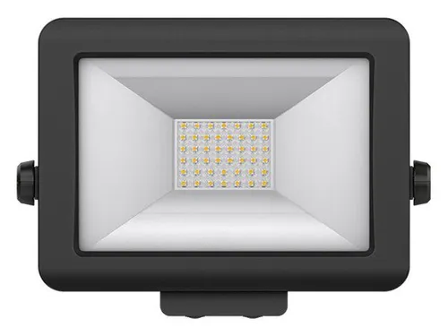 Theben 1020684 LED-Strahler 20W, schwarz - Wandmontierbarer LED-Strahler, 20 W, IP65, ideal für Außenbereiche, flexibel erweiterbar mit Bewegungsmelder oder Lichtsensor.