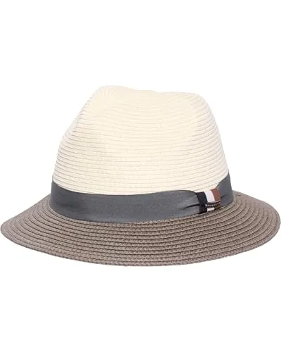 Produktbild bugatti Herren Fedora Hut Sommer faltbar | zweifarbig meliert
