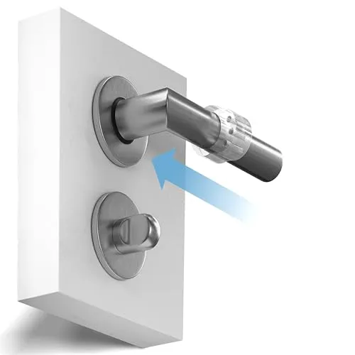 GALACE Türklinkenpuffer [4er Pack] – Transparente Türstopper für Türklinke – Türstopper Klinke zum Schutz vor Macken - Türgriff Schutz und Fensterklinke Anschlagdämpfer Stopper – Türgriff Stopper