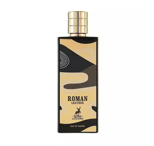 Alhambra Körperpflegeduft Römisches Leder - EDP 80 ml - Körpersprays mit luxuriösem Duft von Römischem Leder, der für langanhaltende Frische und Eleganz sorgt.