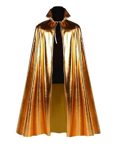 Horror-Shop Umhang Eleganter Umhang in Metallic-Gold von Horror-Shop