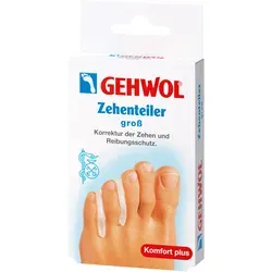 Gehwol Polymer-Gel Zehenteiler Groß 3 ST