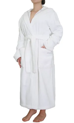 Joop! Bademantel Weiß XL - Hochwertiger Damen Bademantel in Weiß, besonders flauschig und mit praktischen Taschen – ideal für entspannte Wellnessmomente.