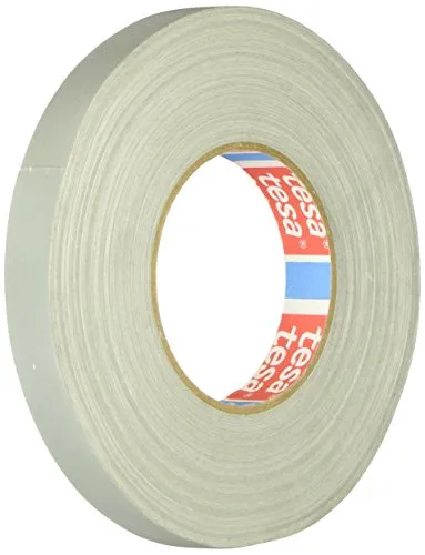 TESA 04651-00534-00 Gewebeband 4651 Premium 19mm x 50 Meter grau - Gewebeband für starke Klebeverbindungen, 19 mm breit und 50 m lang, ideal für Reparaturen und Bastelprojekte.