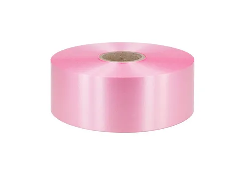 Star Geschenkband, Geschenkband Ringelband 50mm x 100m Rolle Rosa