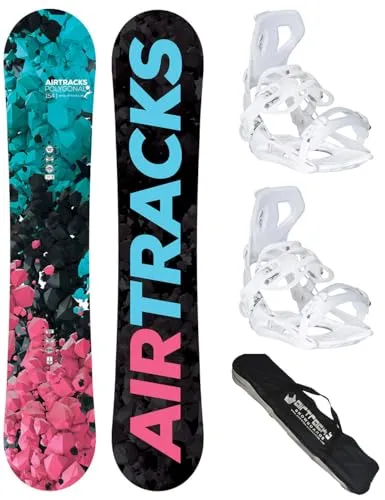 AIRTRACKS Damen Snowboard Set in blau von Airtracks