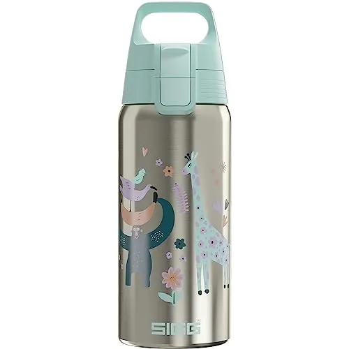 SIGG Flasche Shield Jungle 0,5l - Thermobehälter mit innovativer Shield-Technologie, hält Getränke länger heiß oder kalt und ideal für Abenteuer in der Natur.