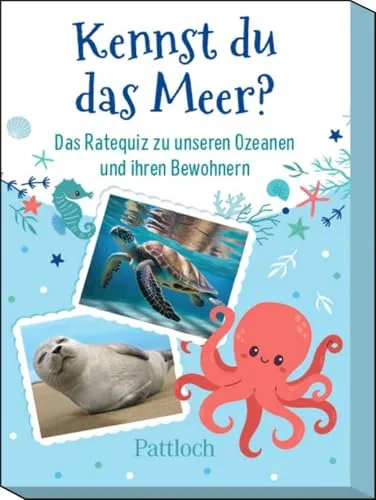 Kennst du das Meer?: Das Ratequiz zu unseren Ozeanen und ihren Bewohnern | Kinderquiz ab 6 Jahren | 50 lustige Quiz-Karten (Kinderquiz für schlaue Kids)