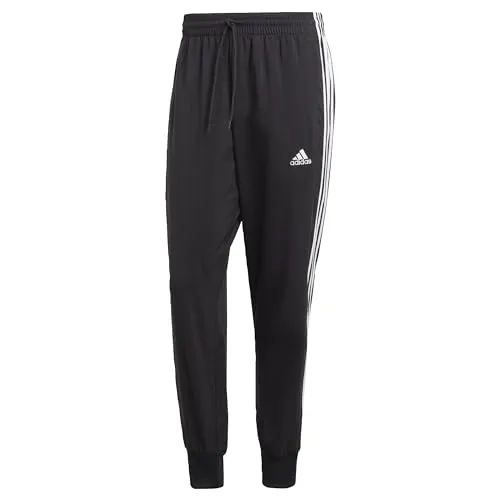 adidas Trainingshose M 3S WV TC PT BLACK/WHITE - Trainingshose für Herren, sportliches Design für jeden Anlass und feuchtigkeitsabsorbierende AEROREADY Technologie für trockenen Tragekomfort.
