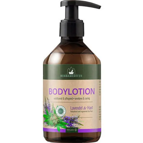Herbamedicus Bodylotion Lavendel & Hanf im Spender 250 ml