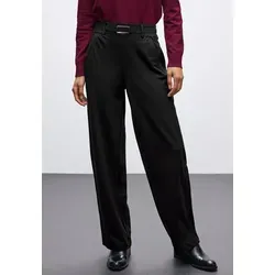 Street One Straight Leg Hose Schwarz 46 von Street One