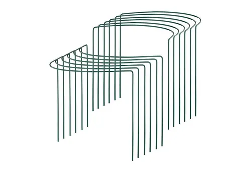 Rankhilfe Pflanzenstütze für Rosen – Dunkelgrün - Pflanzenbinder & -stützen aus robustem Metall, ideal zur Unterstützung von Kletterpflanzen und Rosen im Garten. Mit einer Höhe von 35 cm sorgt sie für Stabilität und ein schönes Wachstum.