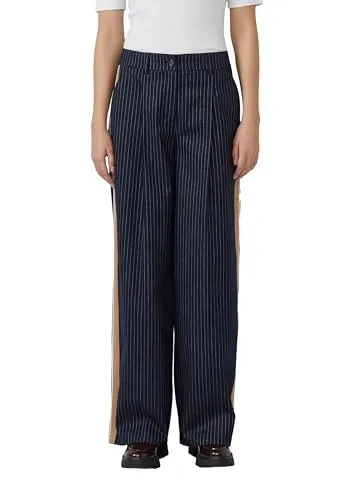 s.Oliver High-Rise-Hose mit Bundfalte und Nadelstreifen