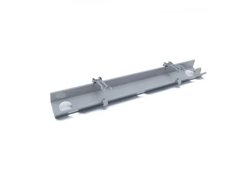 Actiforce Kabelkanal CLICK - Beidseitig Abklappbar 1200mm breit (Kabelwanne für Schreibtische 120cm, Kabelmanagement, beidseitig Abklappbar, zusätzichem Stauraum für Kabel), zur Befestigung unterhalb der Arbeitsplatte