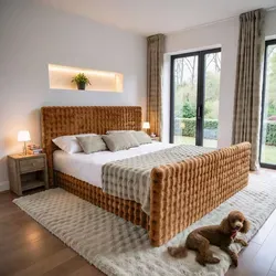 Kaiser Möbel Boxspringbett BLANKET 120x200 cm Kupfer H3 von Kaiser