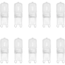 Mini LED G9 2.5W 200lm 230V warmweiß 3000K Ersatz für Halogenleuchtmittel 20W 10 x