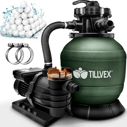 tillvex Sandfilteranlage Pool 10 m³/h