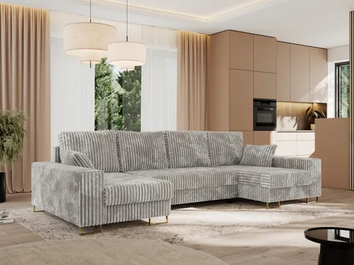 MKS MEBLE DORIAN U Ecksofa mit Schlaffunktion