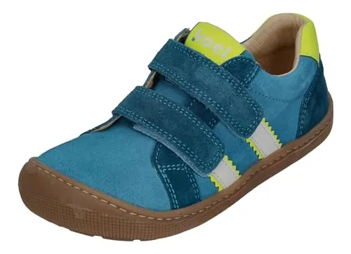 KOEL Barefoot Kinderschuhe - Sneakers Denis Suede Aqua, Größe:23 EU