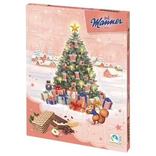 Manner Adventskalender 345g Packung von manner