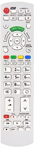 Geeignet für Panasonic Ersatz Fernbedienung RM-D1170 - Kompatibel mit N2QAYB000572 Fernseher, hochwertige Verarbeitung für optimale Bedienung