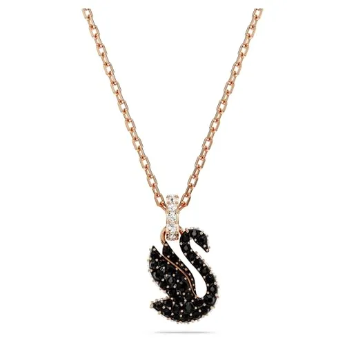 Swarovski Swan Anhänger in schwarz von Swarovski