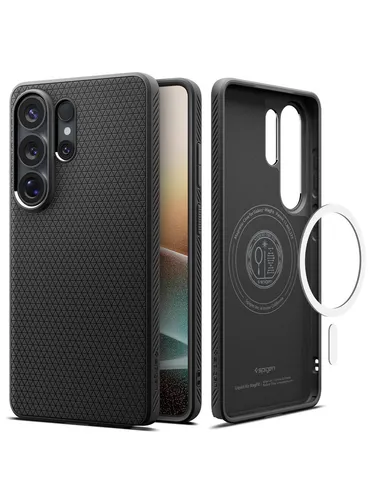 Schwarze Handyhülle für Galaxy S26 Ultra von Spigen - Robuste Schutzhülle für Galaxy S26 Ultra, sorgt für sicheren Schutz vor Stößen und Kratzern. Ideal für den täglichen Gebrauch mit langlebigem Material.