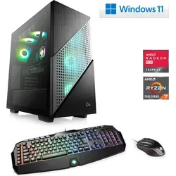 CSL Gaming PC, AMD Ryzen 7 7800X3D, 5600 MHz, Radeon RX 7900 XT, 32 GB DDR5 RAM, 2000 GB, Windows 11, USB 3.2 | M10380H