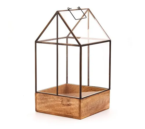 Die Stadtgärtner Gewächshaus Modernes Gewächshaus für Anzucht & für Kräuter, 27 x 27 x 48 cm, 1-St.