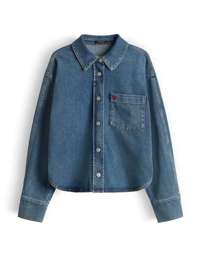 OPUS Hemdjacke - Lässige Hemdjacke mit weichem Griff und authentischer Waschung. Ideal für jeden Tag, bietet sie Komfort und Stil mit aufgesetzter Brusttasche und abgerundetem Saum.